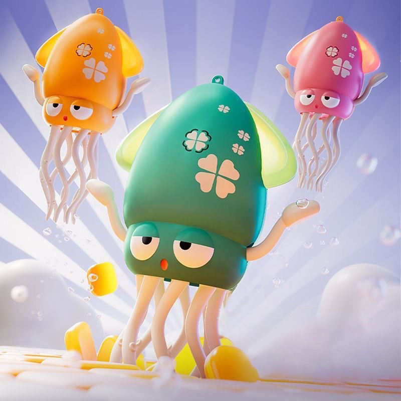 Chain-linked Dancing Squid