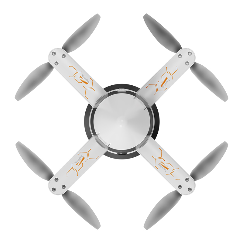 Brushless motor folding RC spray rocket with camera