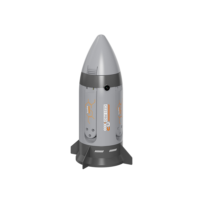 Brushless motor folding RC spray rocket with camera