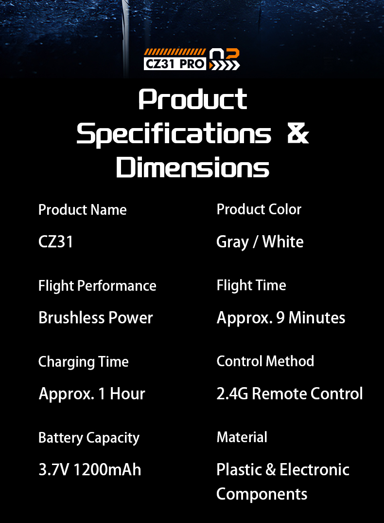 Brushless motor folding RC spray rocket with camera