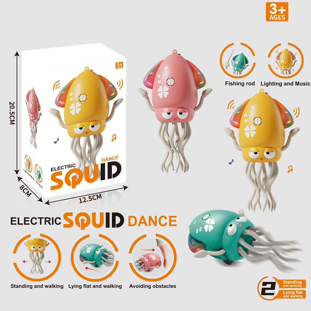 Chain-linked Dancing Squid