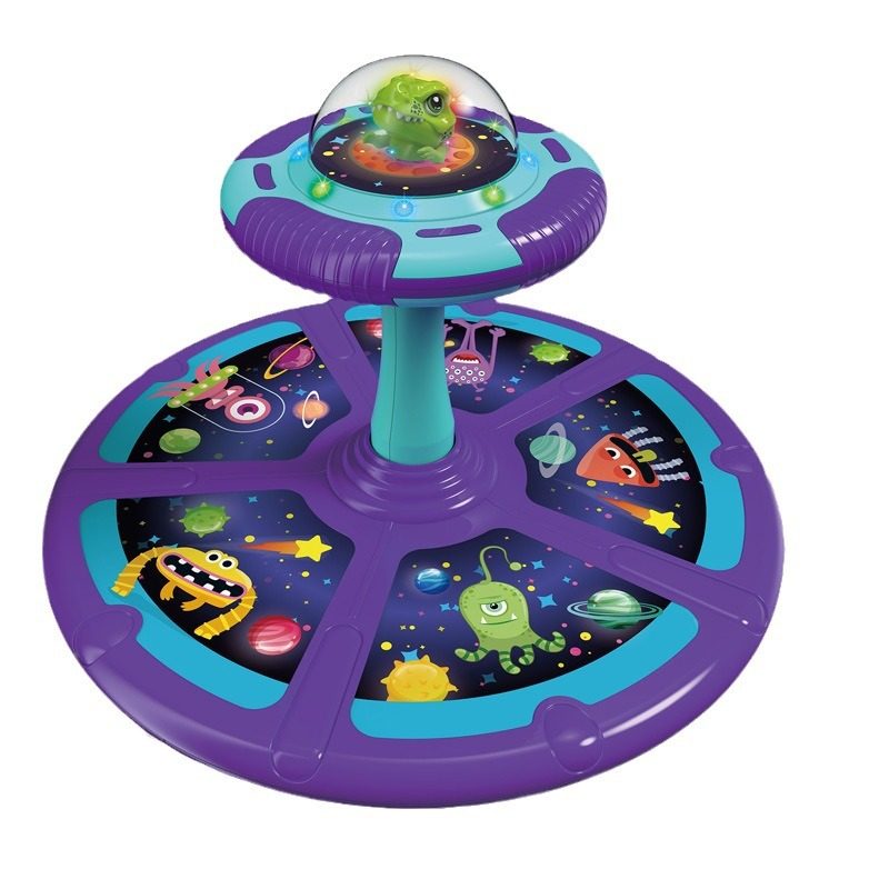 Children's rotating seat space spinner