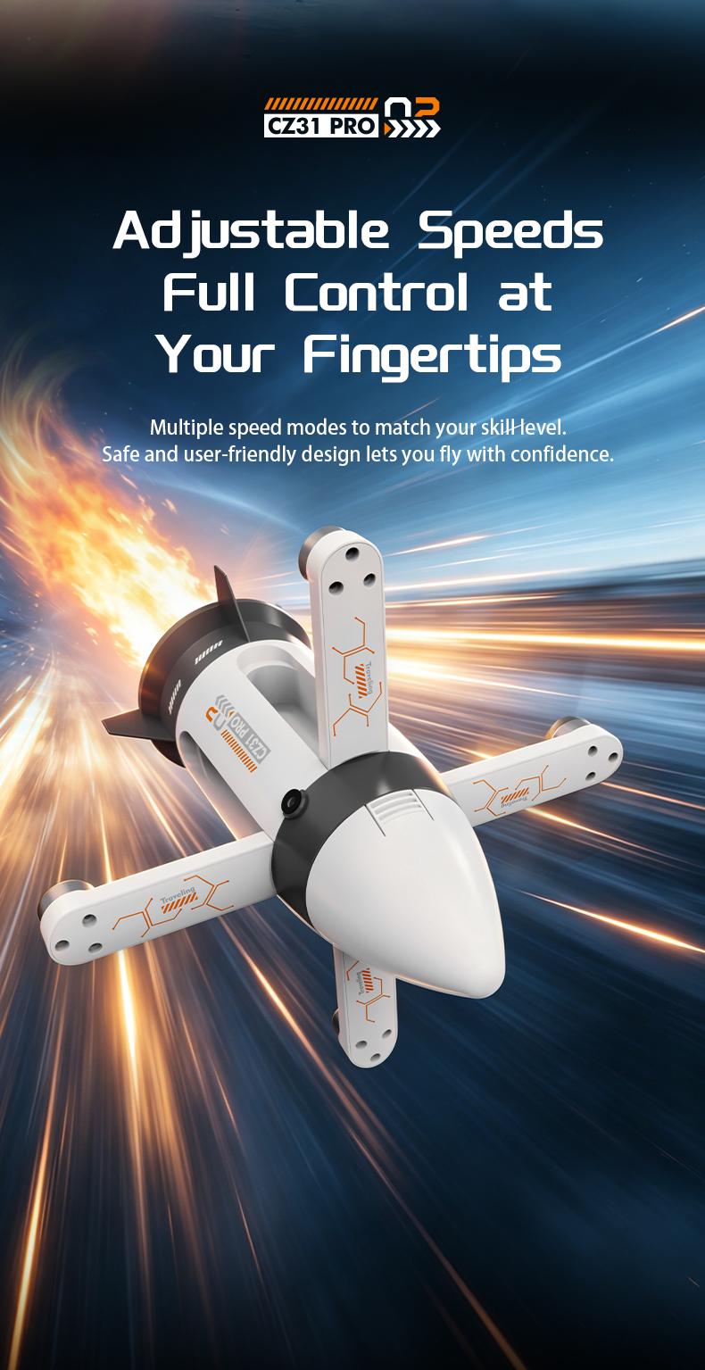 Brushless motor folding RC spray rocket with camera