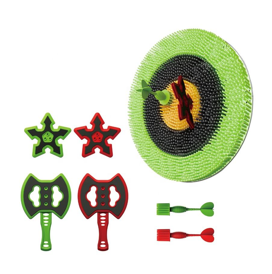 Throw target game set
