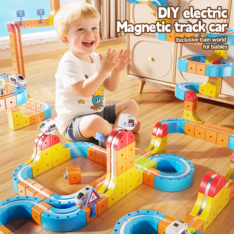 Multi-functional Magnetic Track Car / 150 PCS