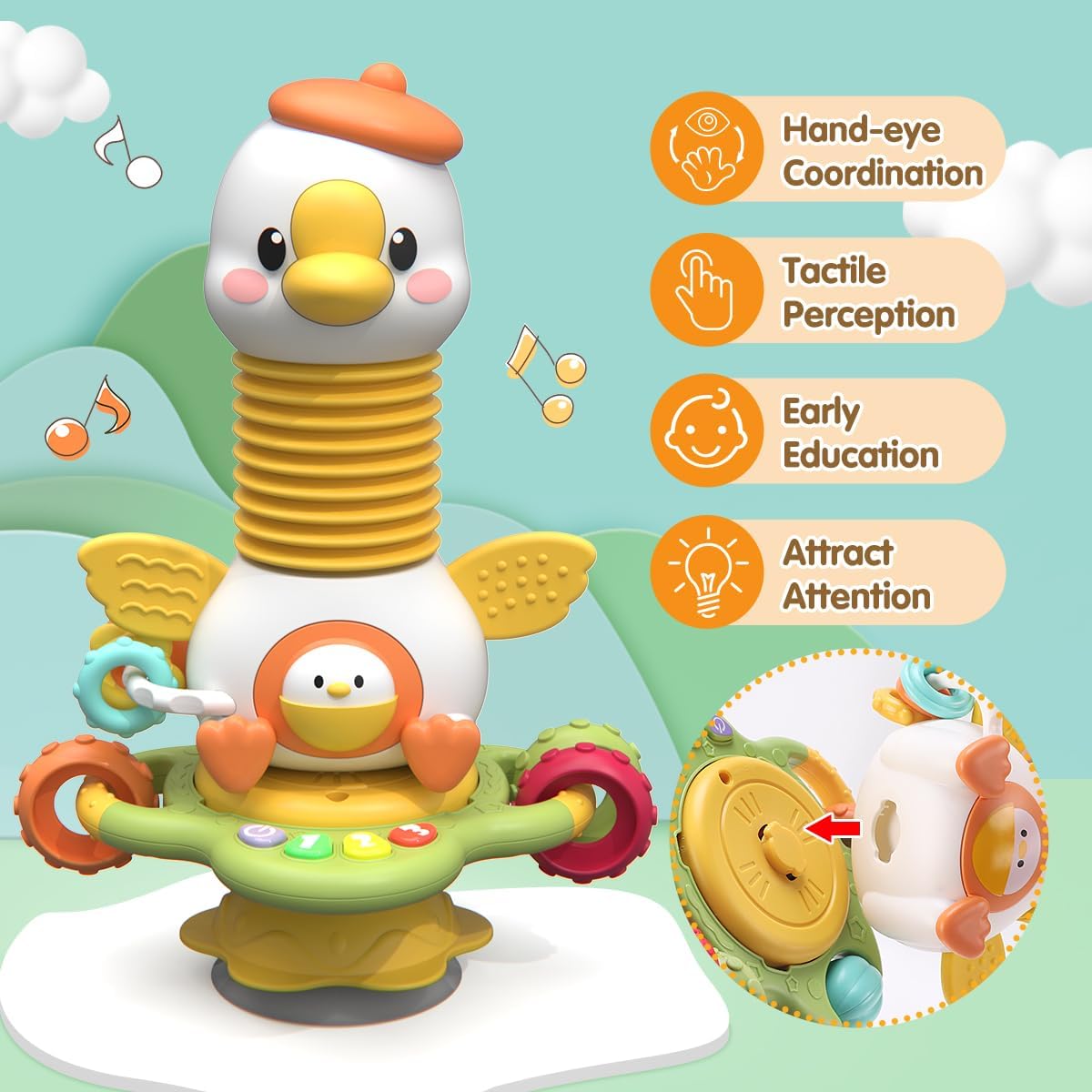 Educational Table Turning Game (Sister Goose)