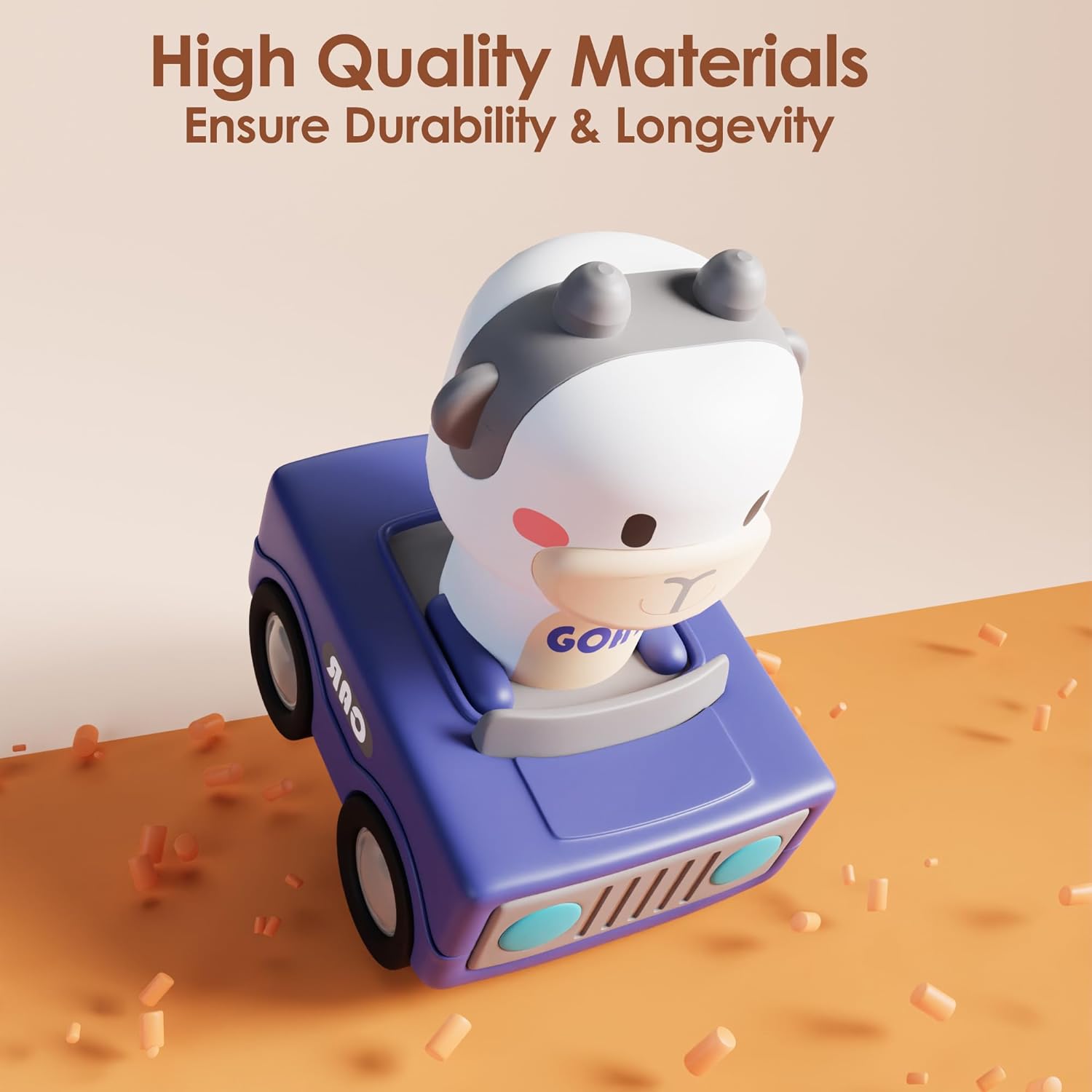 Push-to-go Animal Car