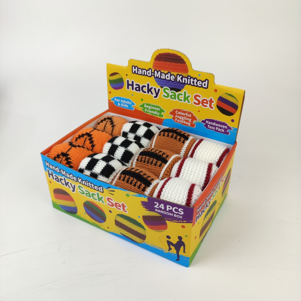 Stress-Relief Toys, Stress Balls, Knitted Sandbags, Kick Balls, Yarn Sandbags, Hand-Knitted Balls, S