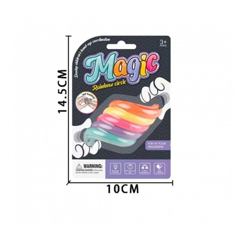 Rainbow Spinning Ring Stress-Relief Toy(24PCS/BOX)