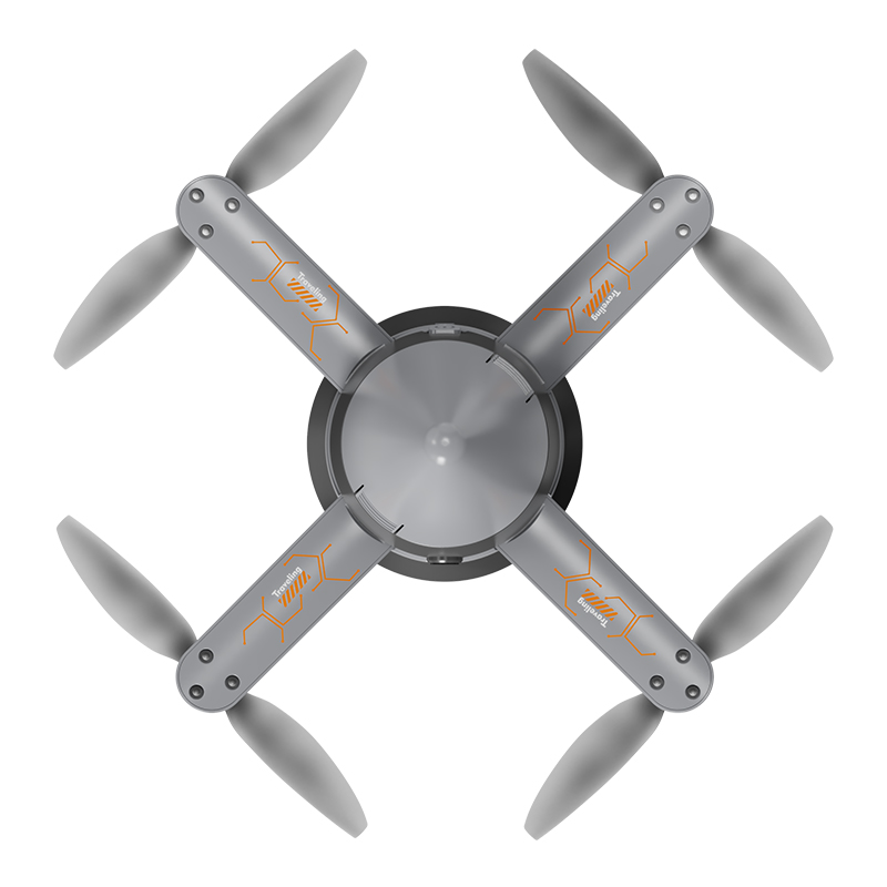 Brushless motor folding RC spray rocket with camera