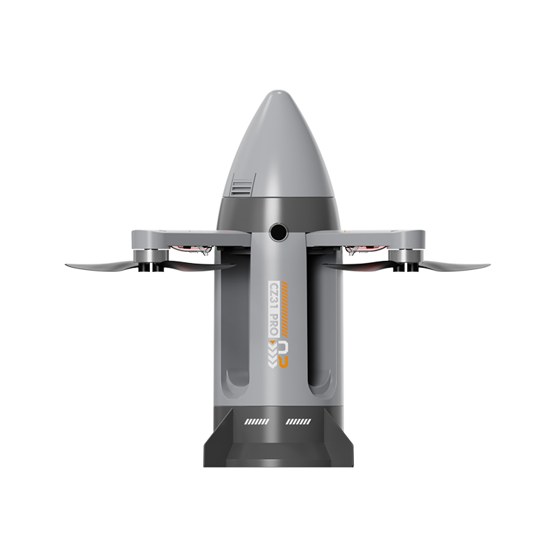 Brushless motor folding RC spray rocket with camera
