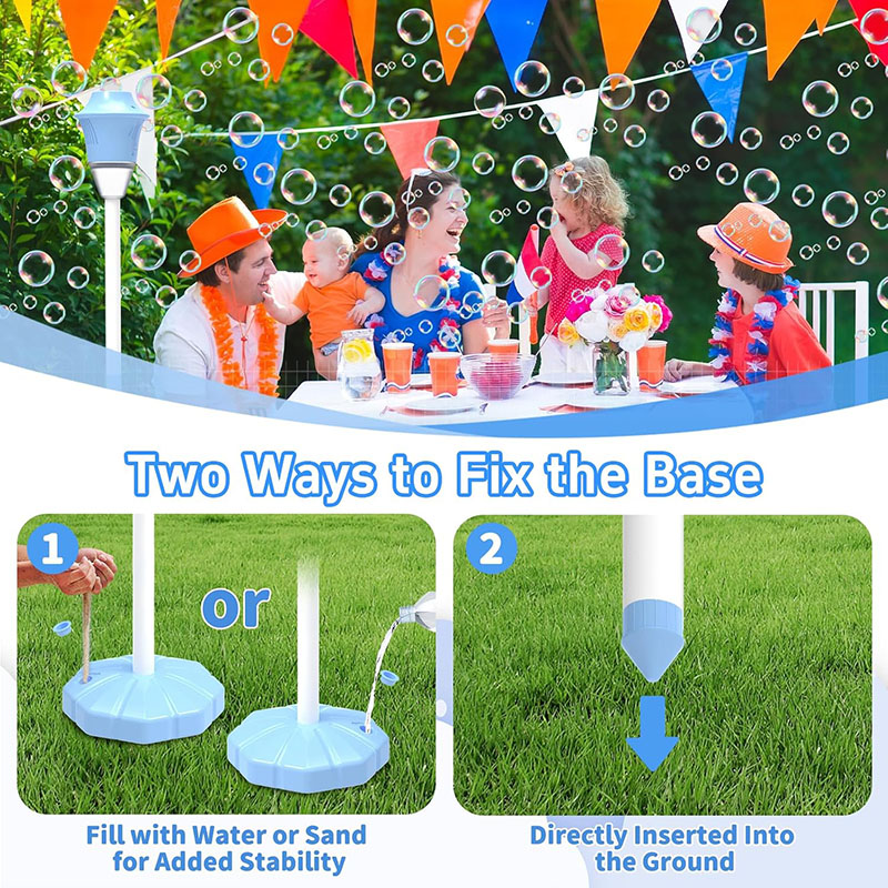 Motorize bubble machine with sound & light