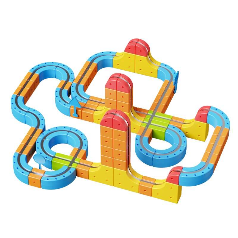 Multi-functional Magnetic Track Car / 150 PCS