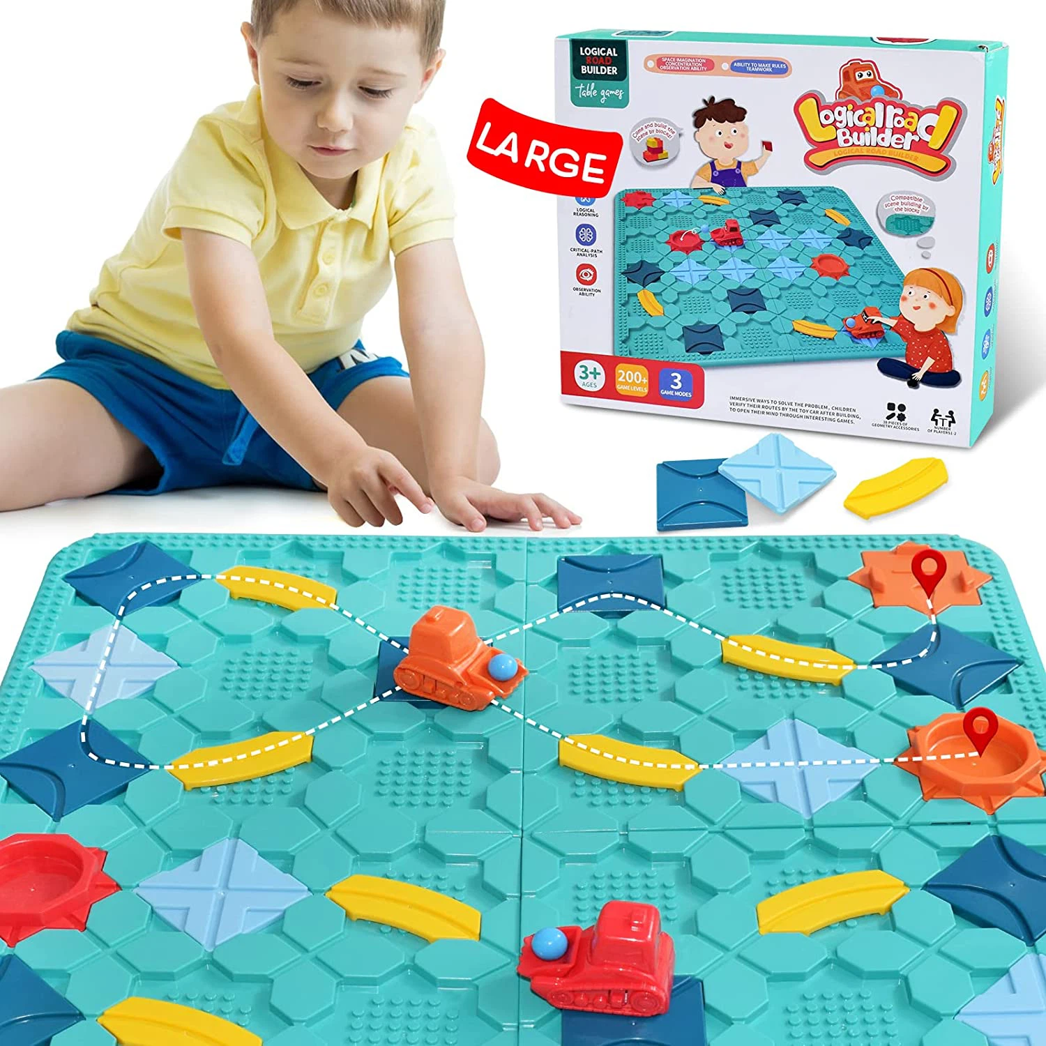 Road Building Maze Toy Building Blocks Puzzle Extra Large learning toy wholesale by CPS TOYS product detail image Road Building Maze Toy Building Blocks Puzzle Extra Large learning toy wholesale by CPS TOYS product detail image
