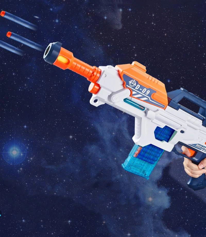 Electric Ultra-Long Range With Target EVA Soft Rubber Bullet Gun outdoor active play wholesale by CPS TOYS usage scene image Electric Ultra-Long Range With Target EVA Soft Rubber Bullet Gun outdoor active play wholesale by CPS TOYS usage scene image