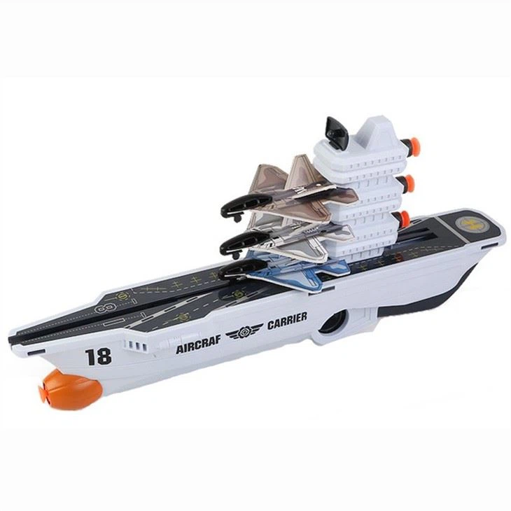 Aircraft Carrier Fighter Launcher Soft Bomb Aircraft Gun 2 in 1
