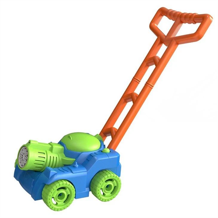 Automatic 10-hole Bubble Blower Trolley Electric Bubble Blowing Parent-child Outdoor Children's Tank Car Toys