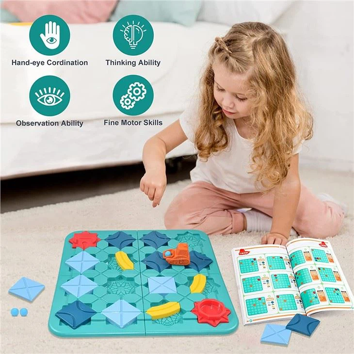Brain Teaser Puzzles Educational Smart Logic Board Game
