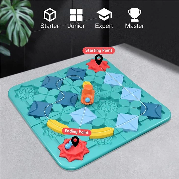 Brain Teaser Puzzles Educational Smart Logic Board Game