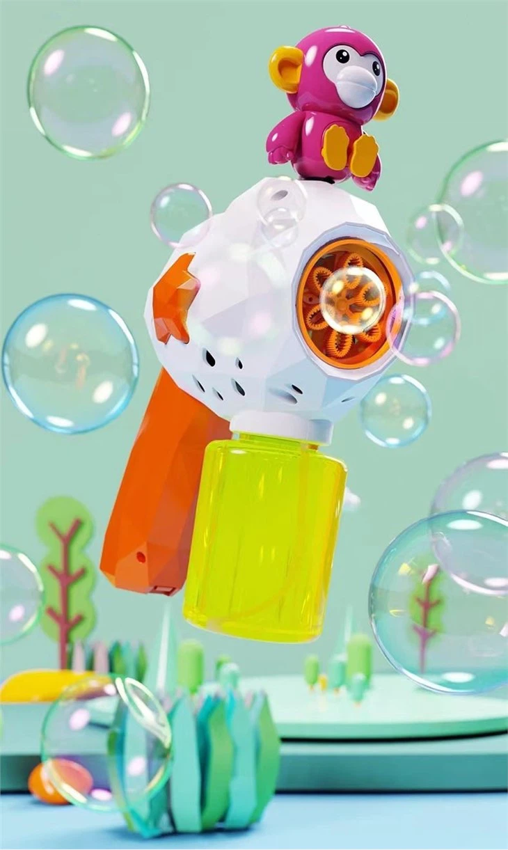 Cute Animals Colorful Multi-Hole Large Bubble Volume Bubble Gun