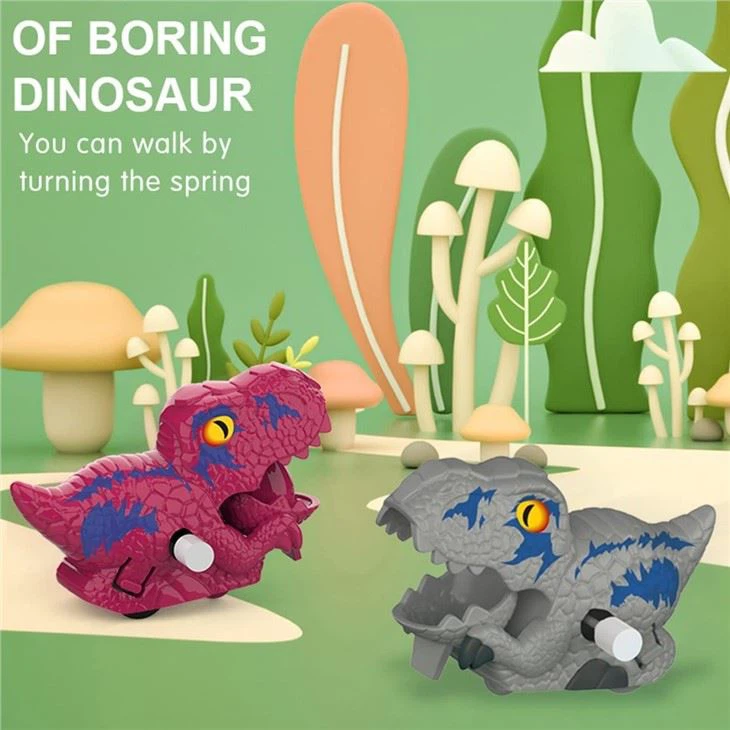 Dinosaur Road Building Game Logical Road Builder Game (Red)