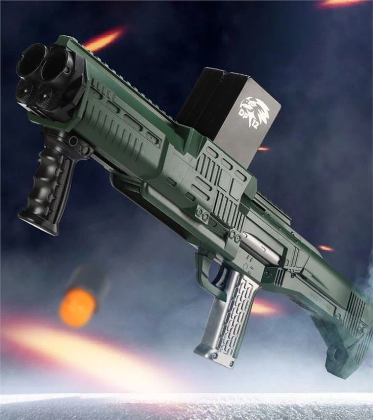 Double Barrel Soft Bullet Gun, Toy Gun For Children And Boys