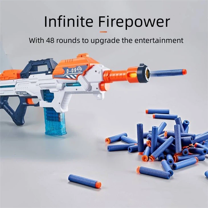 Electric Ultra-Long Range With Target EVA Soft Rubber Bullet Gun