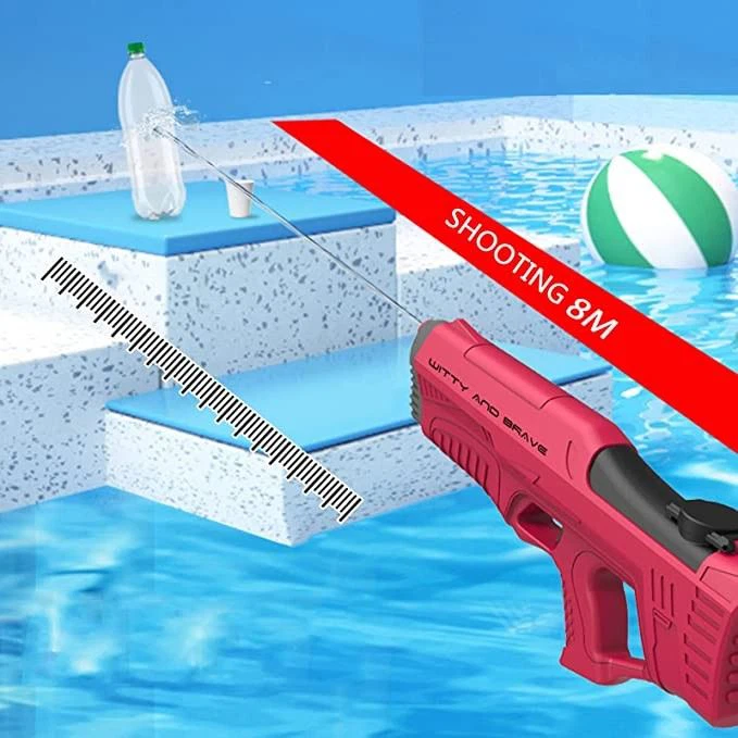 Electric Water Gun Automatic Water Gun Large Capacity Long Range