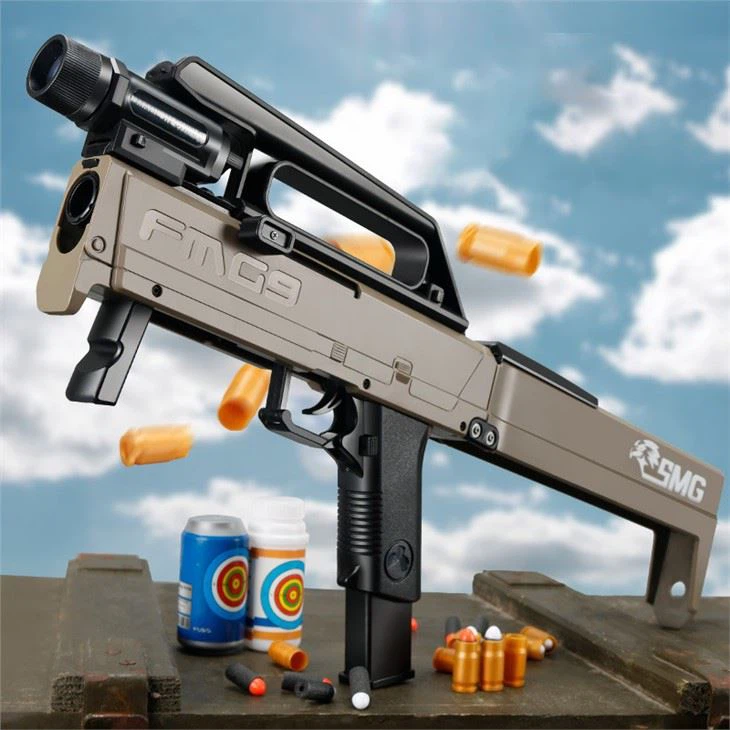 Fold Soft Bullet Submachine Gun With Soft Bullet Toys For Kid