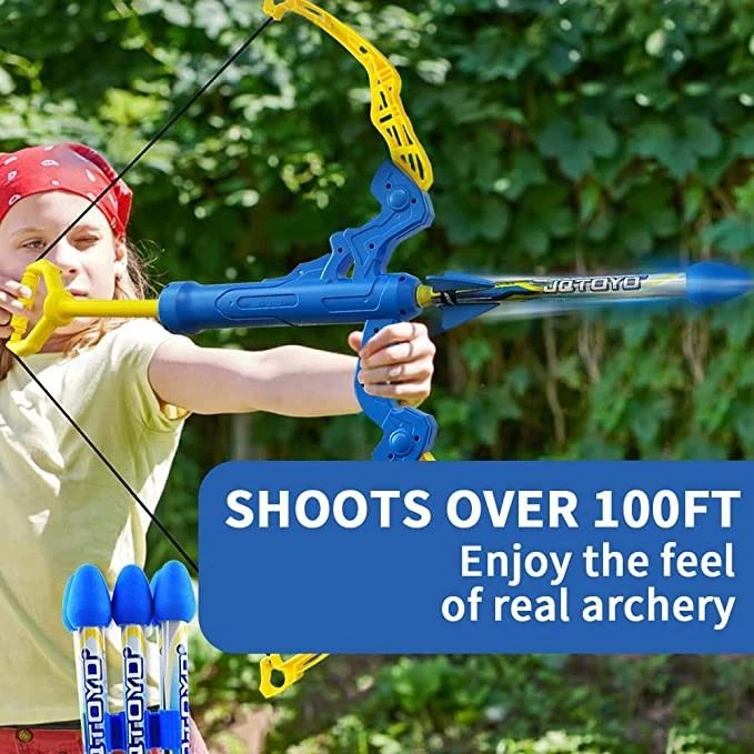 Huge Bow And Arrow For Kids Shoots Over 100 Feet