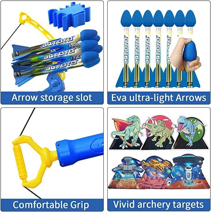 Huge Bow And Arrow For Kids Shoots Over 100 Feet