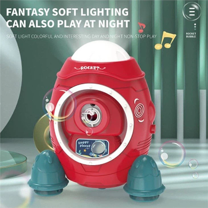 rocket bubble toy