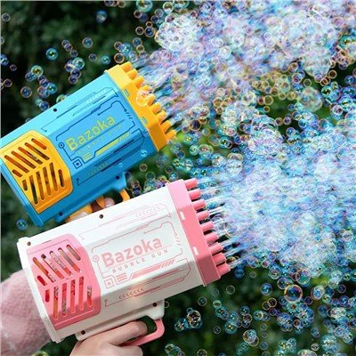 69 Holes Electric Bubble Gun