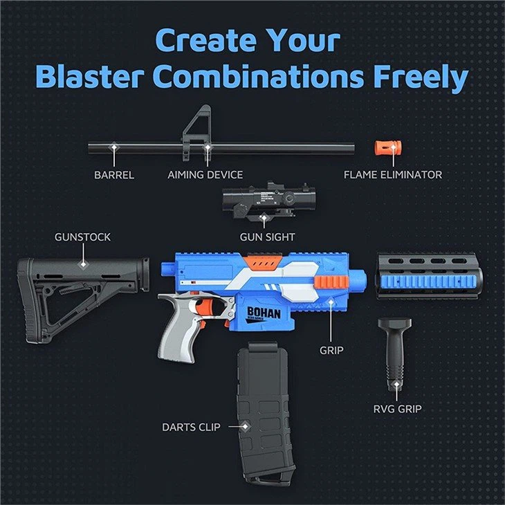 soft bullet gun automatic