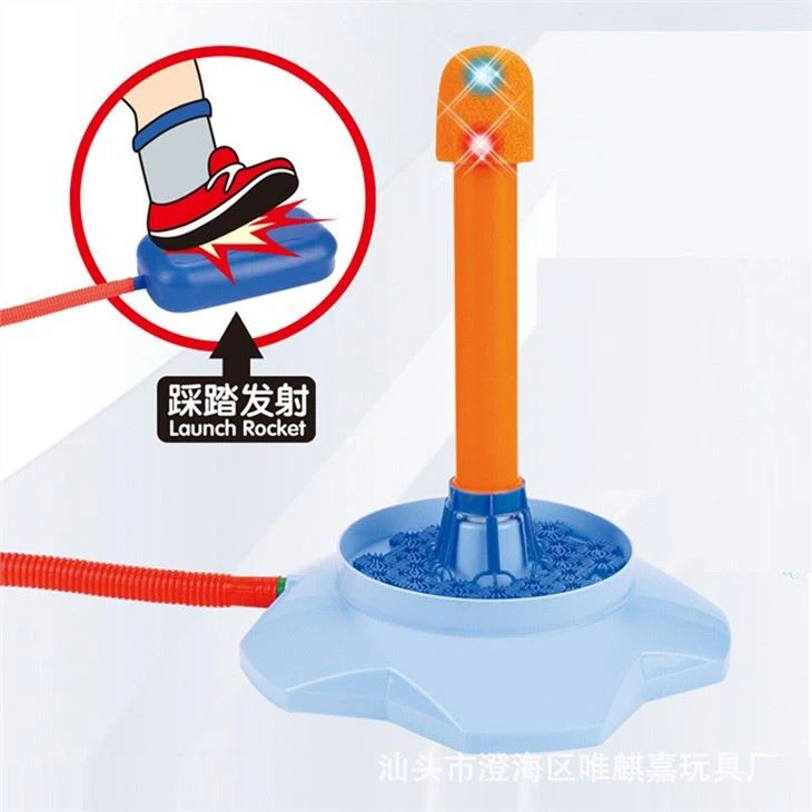 Toy Rocket Launcher With Light For Kids Outdoor Bubble Toy