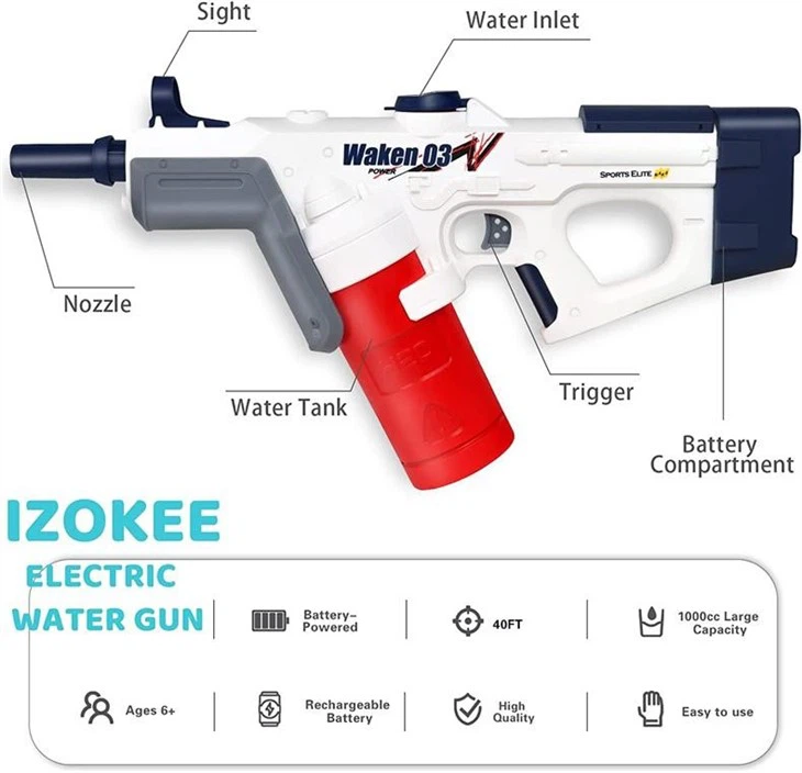 1000CC Large Capacity Automatic Squirt Guns