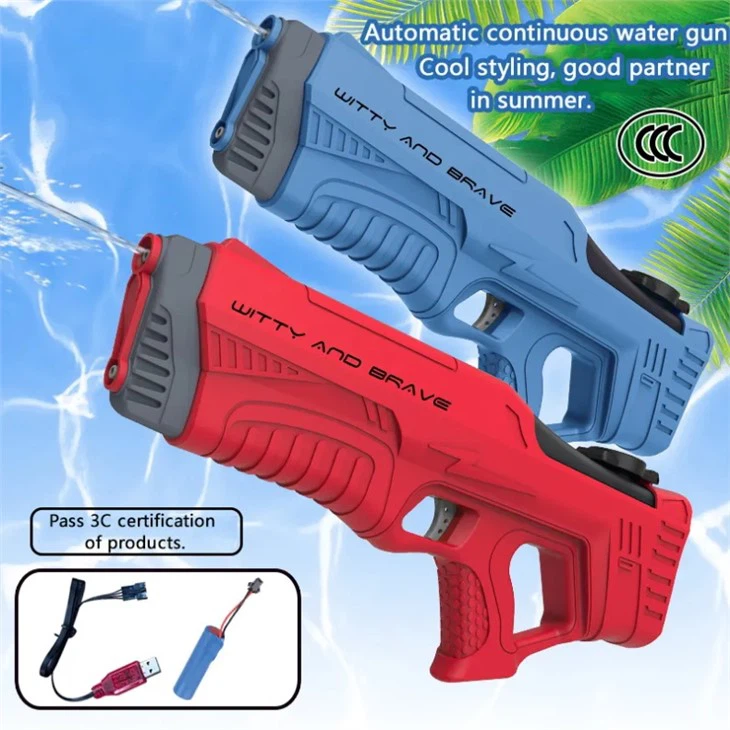 Electric Water Gun Automatic Water Gun Large Capacity Long Range