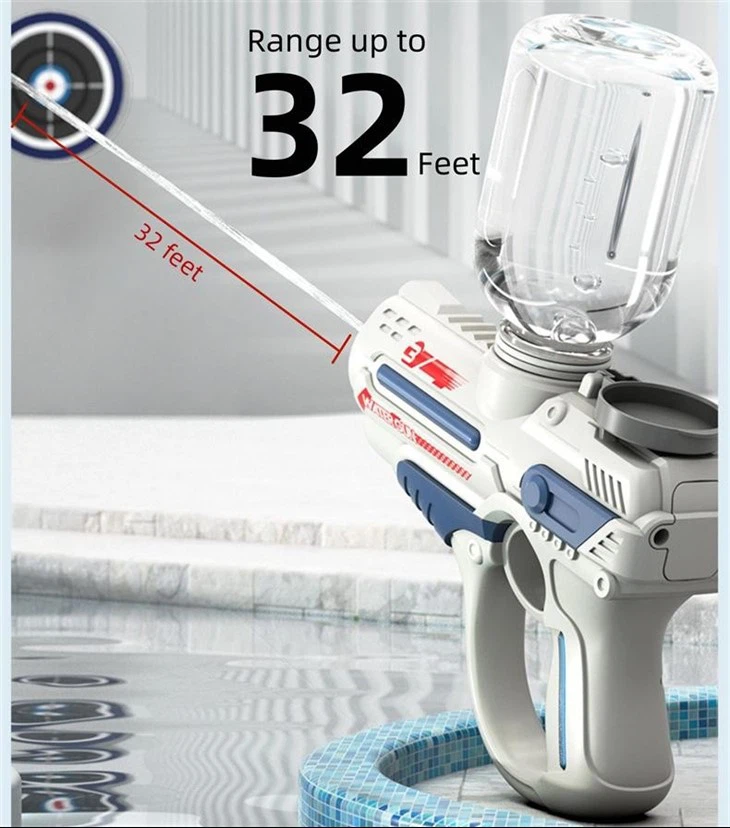 External Water Bottle Electric Water Gun