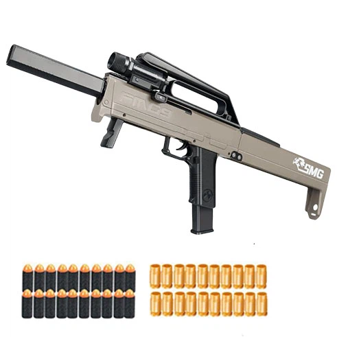 Fold Soft Bullet Submachine Gun With Soft Bullet Toys For Kid