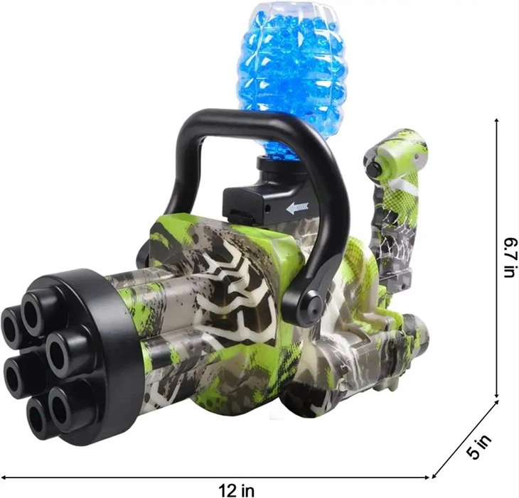 Gatlin Electric Automatic Glowing Glue Ball Gun Splash Ball Gun For Children