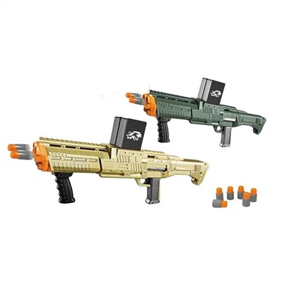 Double Barrel Soft Bullet Gun, Toy Gun For Children And Boys