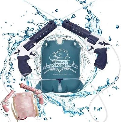 Double Gun Revolver Backpack Water Gun