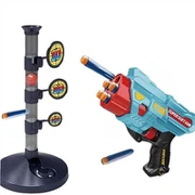 Rotating Magazines Automatically Loaded EVA Soft Bullets With Target Toy Gun