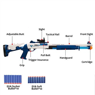 Soft Bullet Gun for Adults