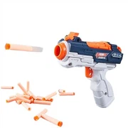 With Target Long Range Soft Bullet Toy Manual Gun