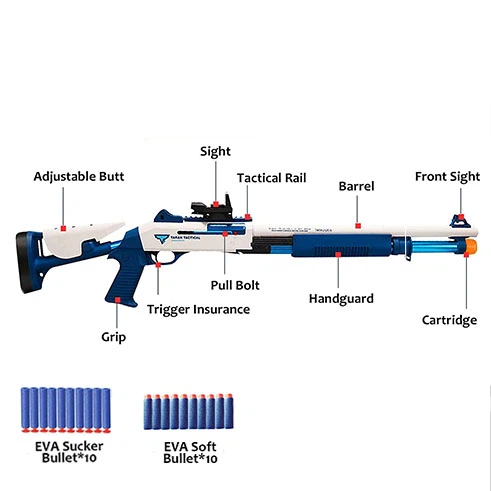 Soft Bullet Gun for Adults