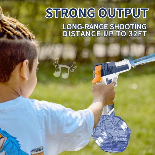 Electric Water Pistol Model M1911 PISTOL 434ml Drum And 58ml