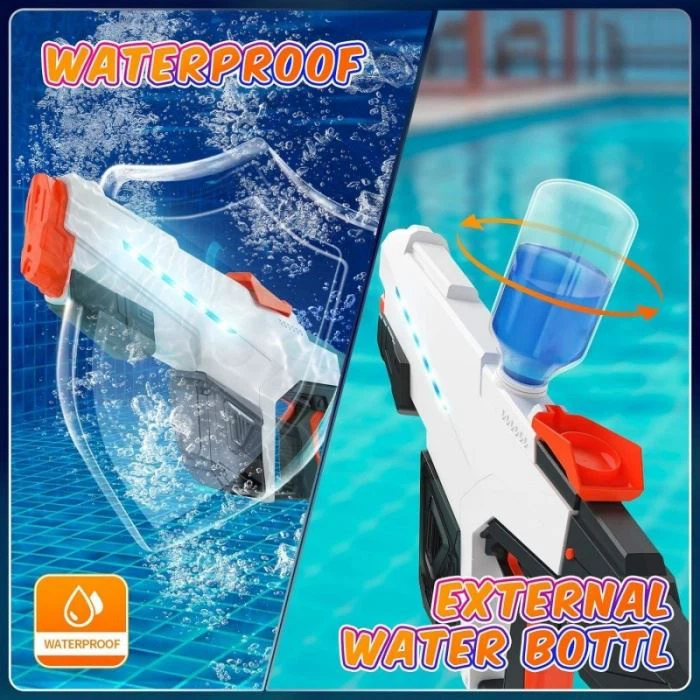 Manual&Electric Pulse Water Gun With Lights