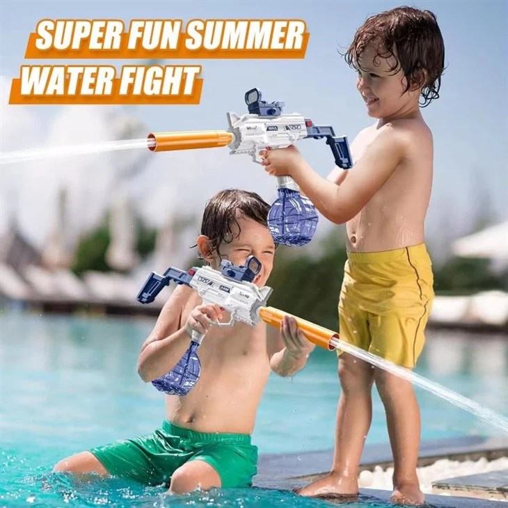 UZI Long Sword Automatic Water Blaster With Rechargeable Battery