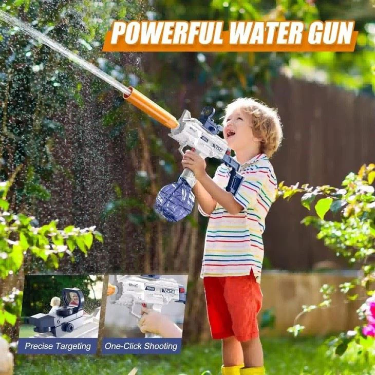 UZI Long Sword Automatic Water Blaster With Rechargeable Battery